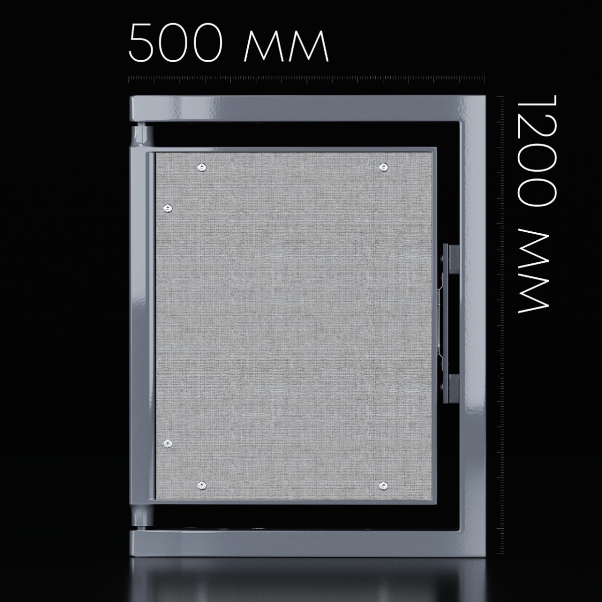 Люк одностворчатый Shagma 50х120 ревизионный под плитку ЛС500x1200В 5 Люк одностворчатый Shagma 50х120 ревизионный под плитку ЛС500x1200В — изображение 5